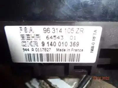 Pezzo di ricambio per auto di seconda mano controllo riscaldamento / aria condizionata per citroen xsara picasso 2.0 hdi cat (rhy / dw10td) riferimenti oem iam 96314105zr   Pezzo di ricambio per auto di seconda mano controllo riscaldamento / aria condizionata per citroen xsara picasso 2.0 hdi cat (rhy / dw10td) riferimenti oem iam 96314105zr
