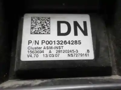 Second-hand car spare part SPEEDOMETER for OPEL CORSA D  OEM IAM references P0013264285  