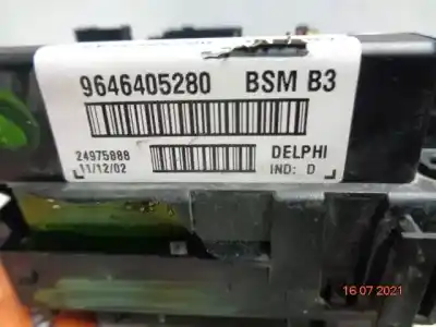 Second-hand car spare part bsm control unit for citroen xsara picasso 1.6 hdi 90 lx plus oem iam references 9646405280  