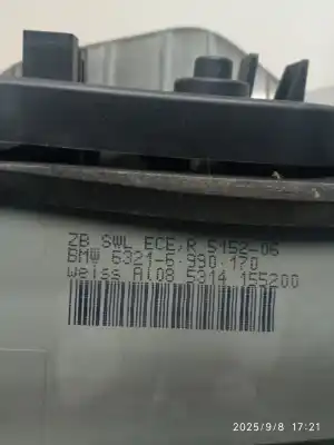 Peça sobressalente para automóvel em segunda mão farolim traseiro direito por bmw x3 (e83) 2.5i referências oem iam 63216990170  