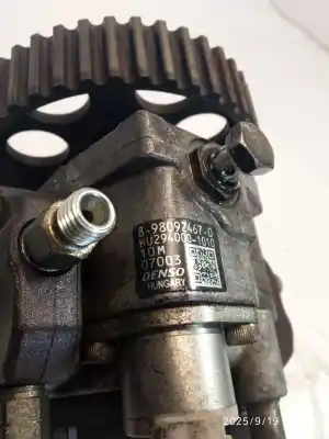 Peça sobressalente para automóvel em segunda mão bomba de injeção por opel astra j lim. cosmo referências oem iam 8980924670  