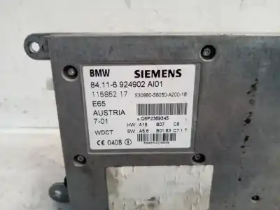 Peça sobressalente para automóvel em segunda mão módulo eletrônico por bmw serie 7 (e65/e66) 745i referências oem iam 84116924902ai01  11585217