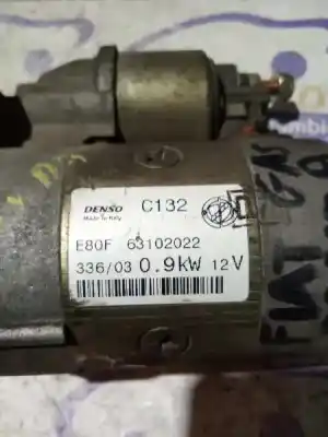 Pezzo di ricambio per auto di seconda mano motorino di avviamento per fiat panda (169) 1.2 8v dynamic riferimenti oem iam 63102022  