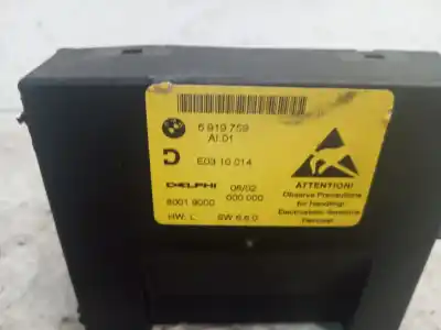 Second-hand car spare part electronic module for bmw serie 7 (e65/e66) 745i oem iam references 6919759  80019000