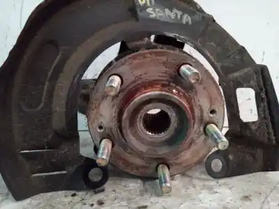 Peça sobressalente para automóvel em segunda mão manga de eixo dianteira esquerda por hyundai santa fe (sm) 2.0 gls crdi referências oem iam   