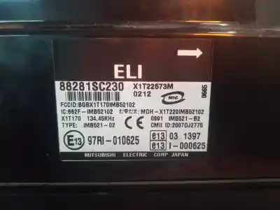 Second-hand car spare part electronic module for subaru forester s12 xs classic oem iam references 88281sc230  97ri010625