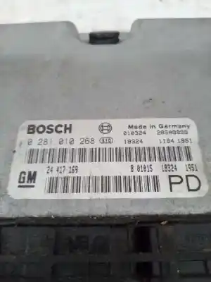 Second-hand car spare part ecu engine control for opel zafira a elegance oem iam references 0281010268  24417169