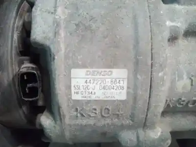 Peça sobressalente para automóvel em segunda mão compressor de ar condicionado a/a a/c por fiat stilo (192) 1.9 jtd cat referências oem iam 4472208641 5sl12cj 04d04208
