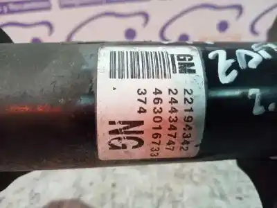 Peça sobressalente para automóvel em segunda mão amortecedor dianteiro esquerdo por opel zafira a blue line referências oem iam 22194342  24434747