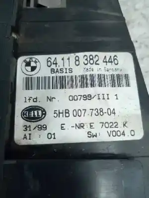 Pezzo di ricambio per auto di seconda mano controllo climatico per bmw serie 3 berlina (e46) 320d riferimenti oem iam 64118382446