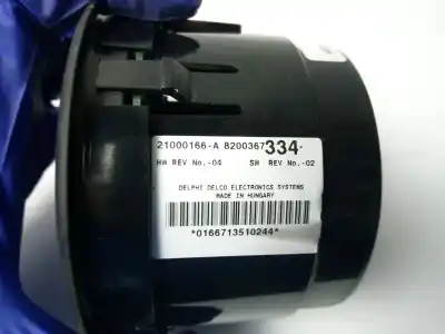 Peça sobressalente para automóvel em segunda mão comando de sofagem (chauffage / ar condicionado) por renault espace iv (jk0) grand espace dynamique referências oem iam 8200367334