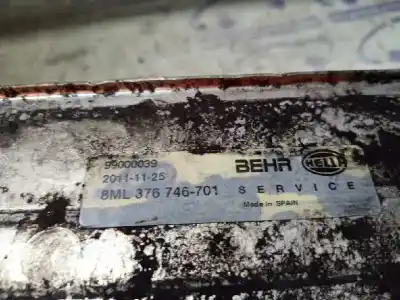 Peça sobressalente para automóvel em segunda mão intercooler por renault scenic ii exception 2009 referências oem iam 99000039  