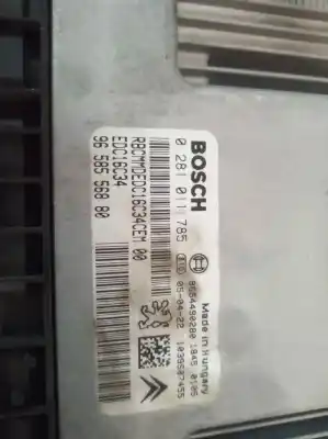 Second-hand car spare part ecu engine control for citroen c2 vtr oem iam references 9658556880 9653667380 0281011785
