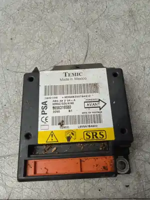 Peça sobressalente para automóvel em segunda mão centralina de airbag por citroen c3 pluriel 1.4 referências oem iam 9658316580