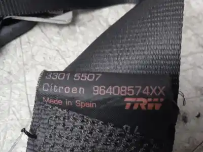 Peça sobressalente para automóvel em segunda mão cinto de segurança traseiro esquerdo por citroen c3 pluriel 1.4 referências oem iam 96408574xx
