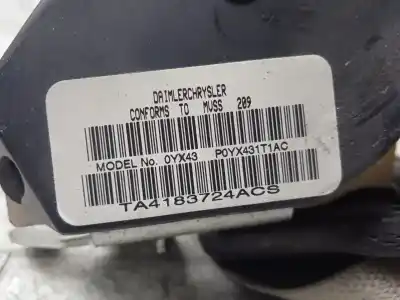 Peça sobressalente para automóvel em segunda mão cinto de segurança traseiro esquerdo por chrysler sebring berlina 2.0 crd limited referências oem iam 615245976a