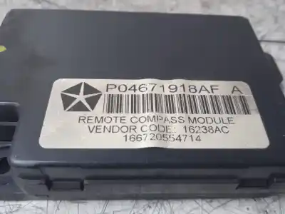 Second-hand car spare part electronic module for chrysler sebring berlina 2.0 crd limited oem iam references p04671918afa  16238ac
