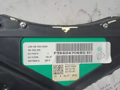 Peça sobressalente para automóvel em segunda mão quadrante por peugeot 307 break/sw (s2) sw pack + 109 cv / 80 kw referências oem iam p9660470680  9660470680