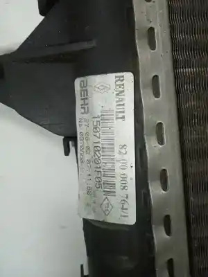 Автозапчасти б/у водяной радиатор за renault laguna ii (bg0/1_) 1.9 dci (bg08, bg0g) ссылки oem iam 8200008764  