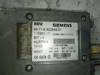 Peça sobressalente para automóvel em segunda mão módulo eletrônico por bmw serie 3 compact (e46) 320td referências oem iam 8411692294201  11585217