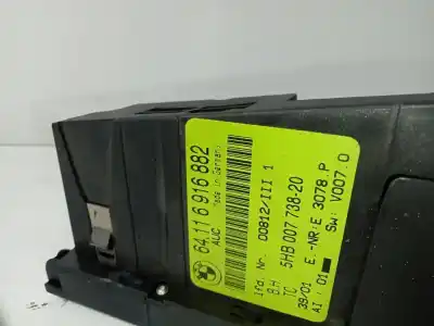 Second-hand car spare part climate control for bmw 3 compact (e46) 316 ti oem iam references 64116916882  5hb00773820