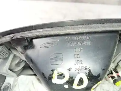 Peça sobressalente para automóvel em segunda mão puxador interior dianteiro direito por seat leon (1p1) 2.0 tdi 16v referências oem iam 5p0837114