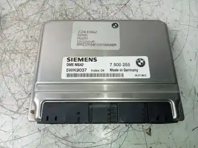 Second-hand car spare part ecu engine control for bmw serie 3 coupe (e46) 320 ci oem iam references 7500255  5wk9037