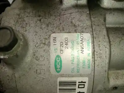 Second-hand car spare part air conditioning compressor for hyundai i30 comfort oem iam references f500an6aa07  