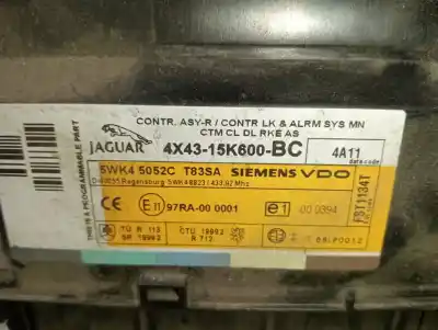 Peça sobressalente para automóvel em segunda mão módulo eletrônico por jaguar x-type i (x400) 2.5 v6 a las 4 ruedas referências oem iam 4x4315k600bc  