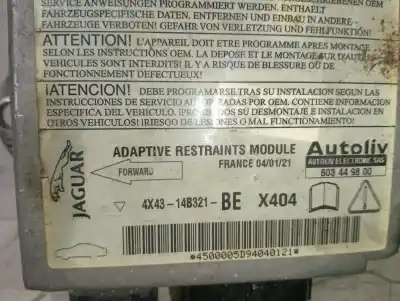 Gebrauchtes Autoersatzteil steuergerät airbag zum jaguar x-type i (x400) 2.5 v6 a las 4 ruedas oem-iam-referenzen 4x4314b321  