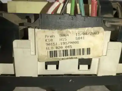 Автозапчастина б/у контроль опалення / кондиціонації для seat ibiza (6l1) fresh посилання на oem iam 6l0820045  