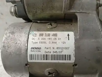 Second-hand car spare part starter motor for smart coupe pulse oem iam references a0051512601  