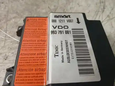 Second-hand car spare part airbag kit for smart coupe pulse oem iam references 0001211v007  