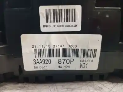 Pezzo di ricambio per auto di seconda mano centralina motore per vw passat b7 variant (365) 2.0 tdi riferimenti oem iam 03l907309ae  3aa920870p
