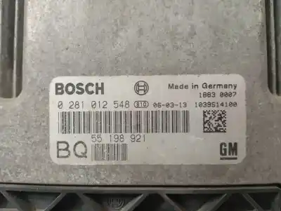 Автозапчастина б/у ебу контролер двигуна для opel astra gtc sport посилання на oem iam 0281012548  