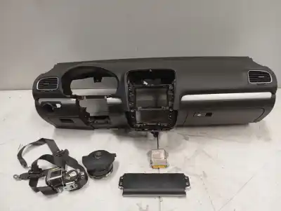 İkinci el araba yedek parçası HAVA YASTIGI KITI için VOLKSWAGEN GOLF VI (5K1) Advance Bluemotion OEM IAM referansları 1T0880201K  