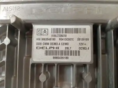 Second-hand car spare part ecu engine control for peugeot 308 premium oem iam references 9663798180  