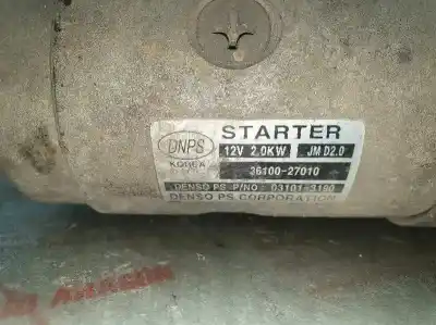 Second-hand car spare part starter motor for kia magentis 2.0 crdi oem iam references   
