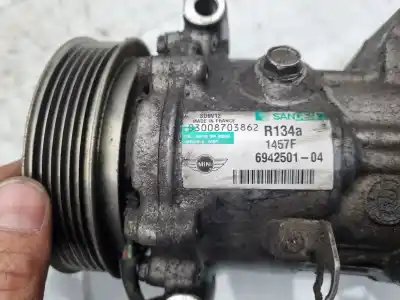Peça sobressalente para automóvel em segunda mão compressor de ar condicionado a/a a/c por mini mini (r56) cooper referências oem iam 03008703862  