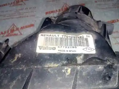 Автозапчасти б/у левая противотуманная фара за renault megane i scenic (ja0) 1.9 turbodiesel cat (f8q-784) ссылки oem iam   