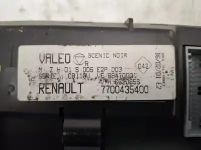 Second-hand car spare part heating / air conditioning control panel for renault scenic rx4 (ja0) 2.0 16v oem iam references   