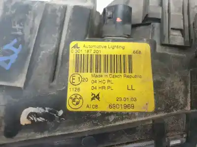 Second-hand car spare part left headlight for bmw serie 3 compact (e46) 1.8 16v oem iam references 1301187201  