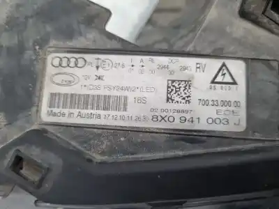 Автозапчастина б/у ліва фара для audi a1 (8x) 1.6 tdi посилання на oem iam 700.33.000.00´02´00128897  