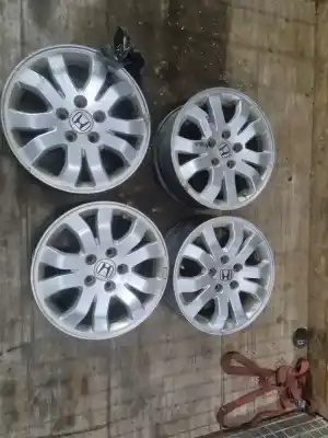 Peça sobressalente para automóvel em segunda mão jogo de jantes por honda cr-v ii (rd_) 2.2 ctdi (rd9) referências oem iam 