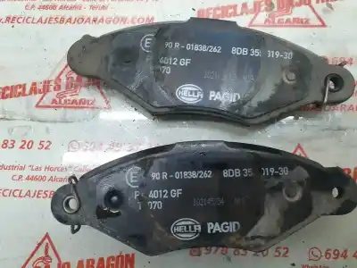 Автозапчастина б/у гальмівні колодки для renault kangoo (f/kc0) 1.5 dci diesel 65 cv / 48 kw посилання на oem iam   