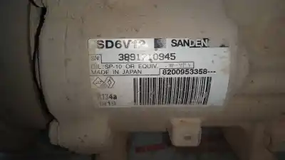 Second-hand car spare part air conditioning compressor for renault clio ii fase ii (b/cb0) 1.5 dci diesel 64 cv / 47 kw oem iam references 8200953358  