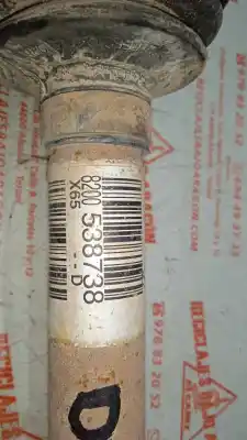 Peça sobressalente para automóvel em segunda mão transmissão dianteira direita por renault clio ii fase ii (b/cb0) 1.5 dci diesel 64 cv / 47 kw referências oem iam 8200538738  