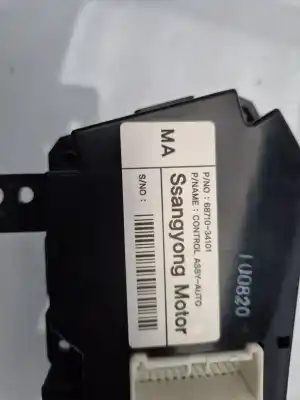 Second-hand car spare part heating / air conditioning control panel for ssangyong korando (ck) 2.0 e-xdi oem iam references   