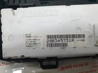 Peça sobressalente para automóvel em segunda mão quadrante por renault twingo (co6) 1.2 alize referências oem iam p280345731r  