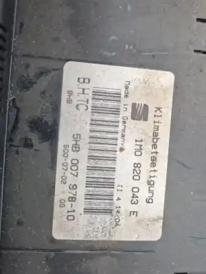 Second-hand car spare part climate control for seat leon (1m1) 1.9 tdi oem iam references 1mo820043e  